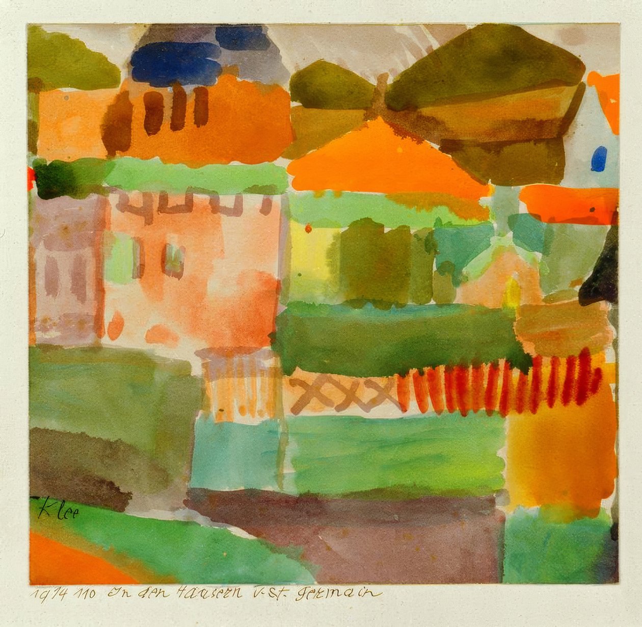 Dans les maisons de St. Germain - Paul Klee