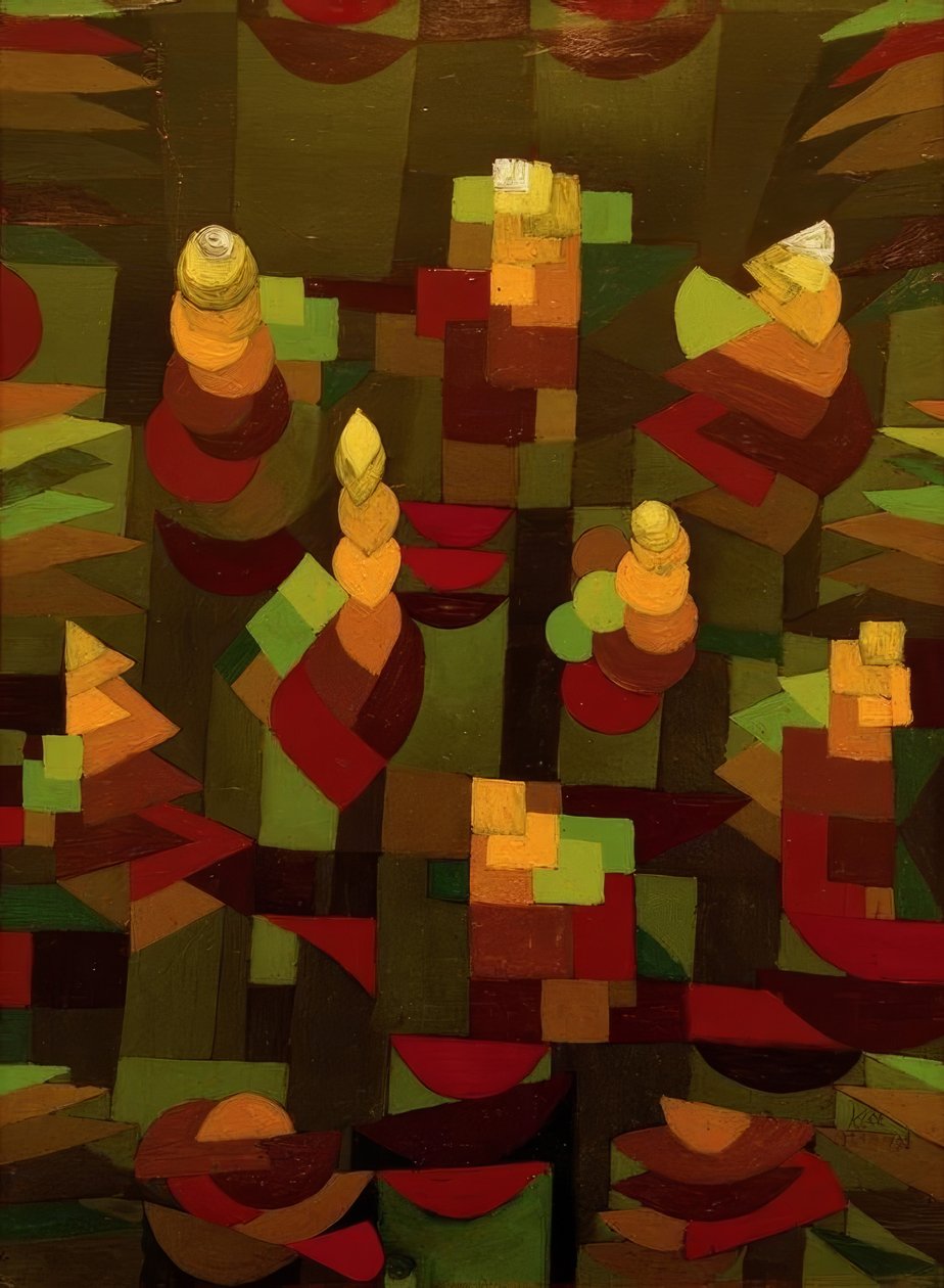 Croissance des plantes - Paul Klee
