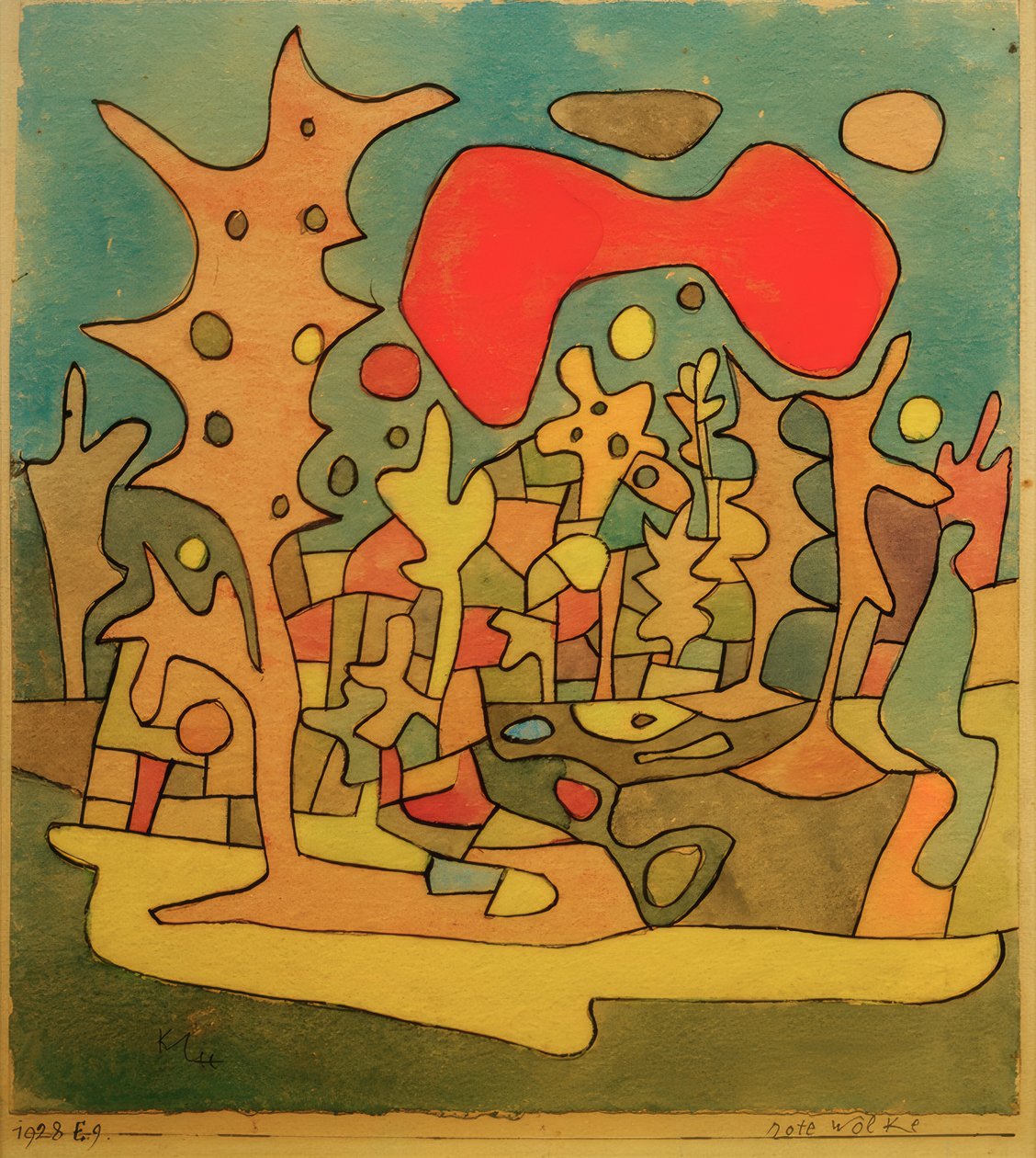 Nuage Rouge - Paul Klee