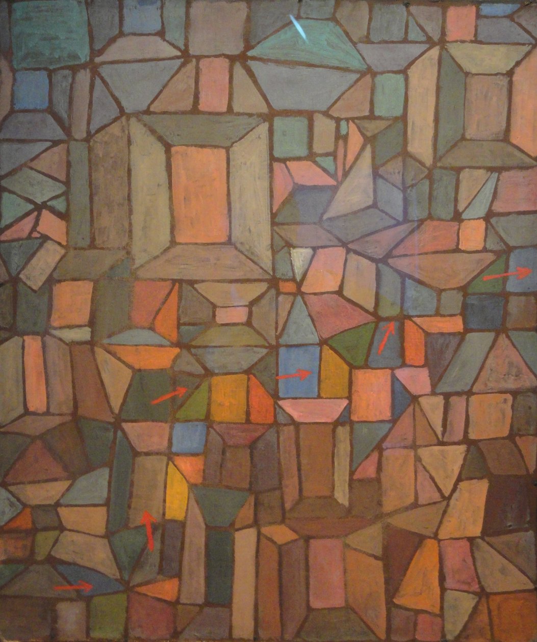Le chemin vers la citadelle - Paul Klee