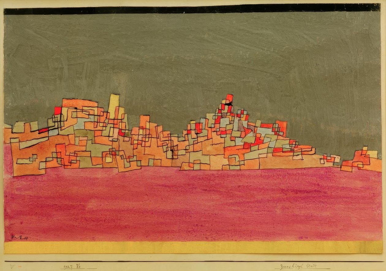 Ville à deux collines - Paul Klee