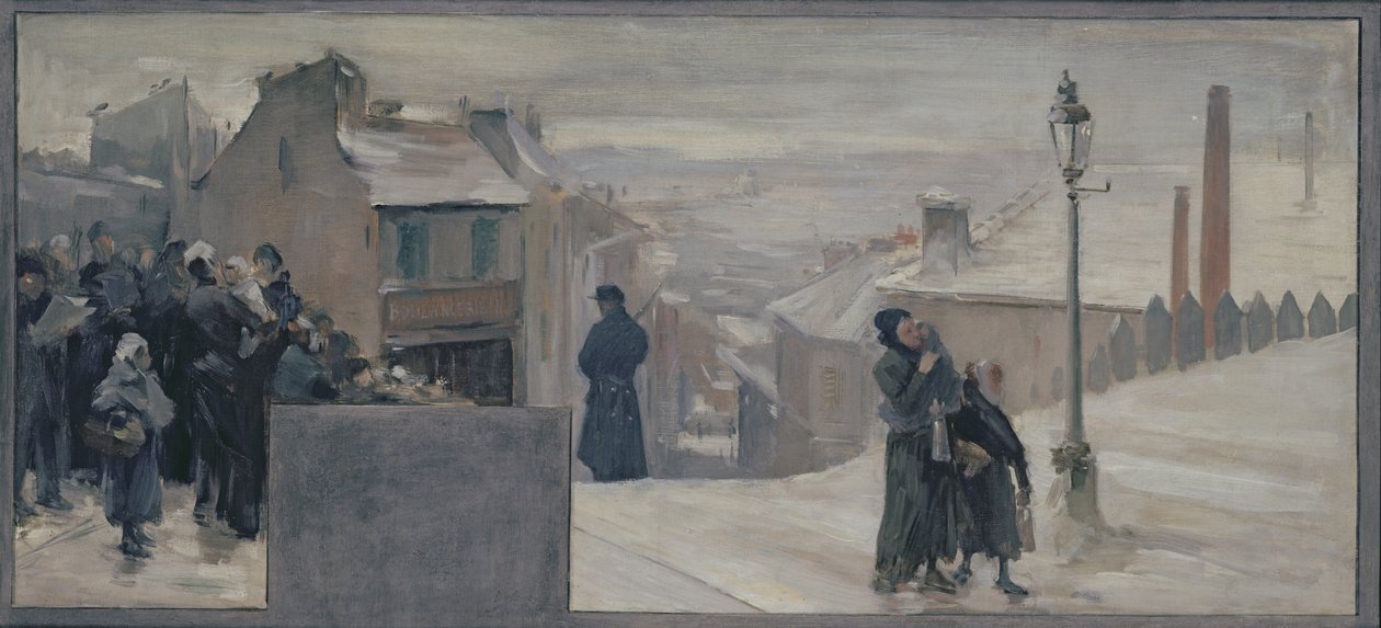 La Famine entre 1870-71, 1889 - Paul Louis Delance