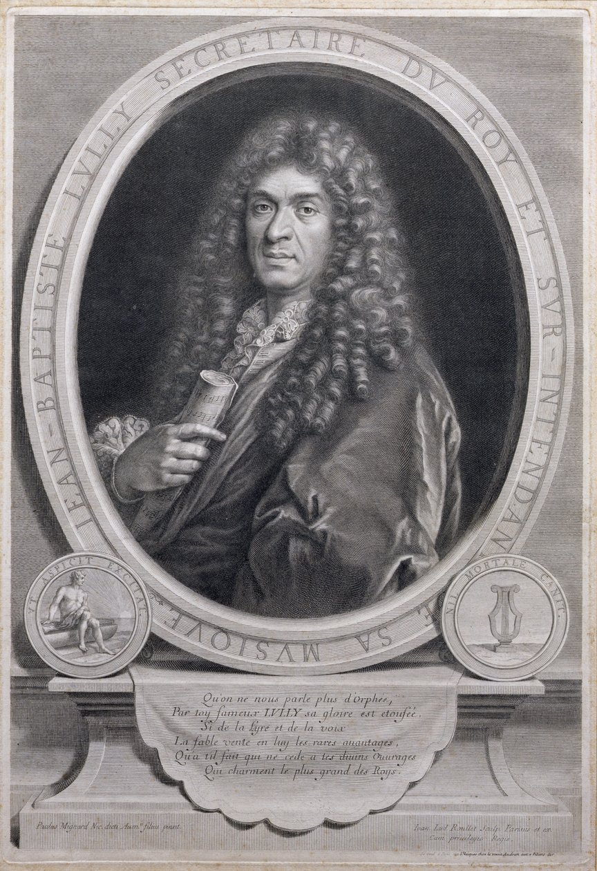 Portrait de Jean Baptiste Lully (1632-87), compositeur et directeur d
