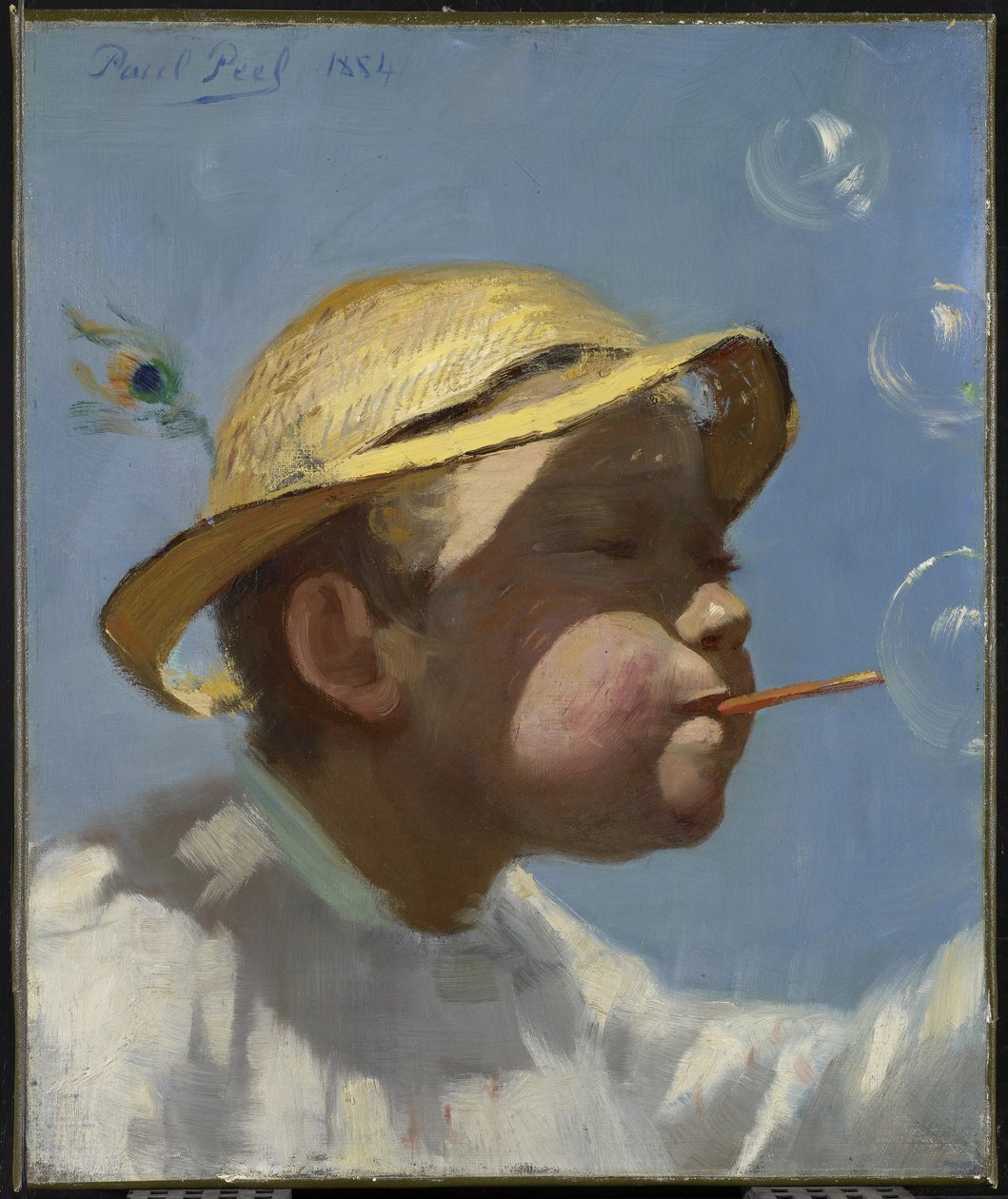 Le garçon à la bulle, 1884 - Paul Peel