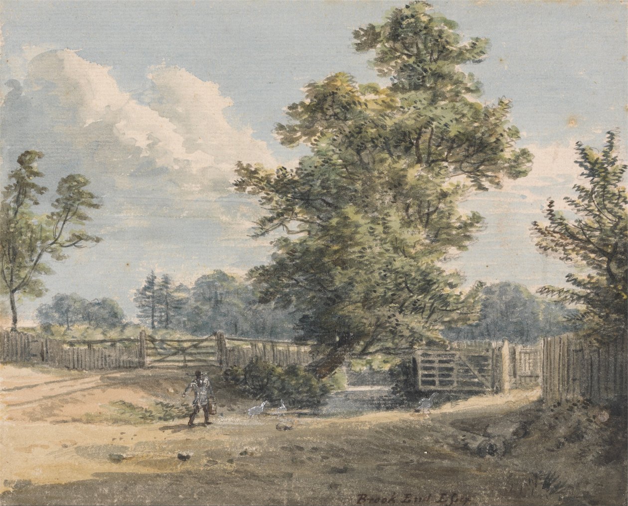 Brook End, Essex - Paul Sandby