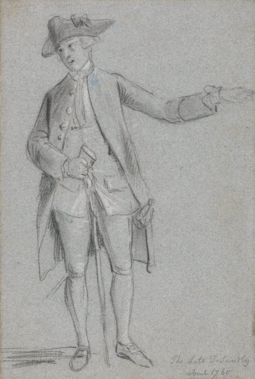 Portrait de Thomas Sandby, R.A., le frère de l