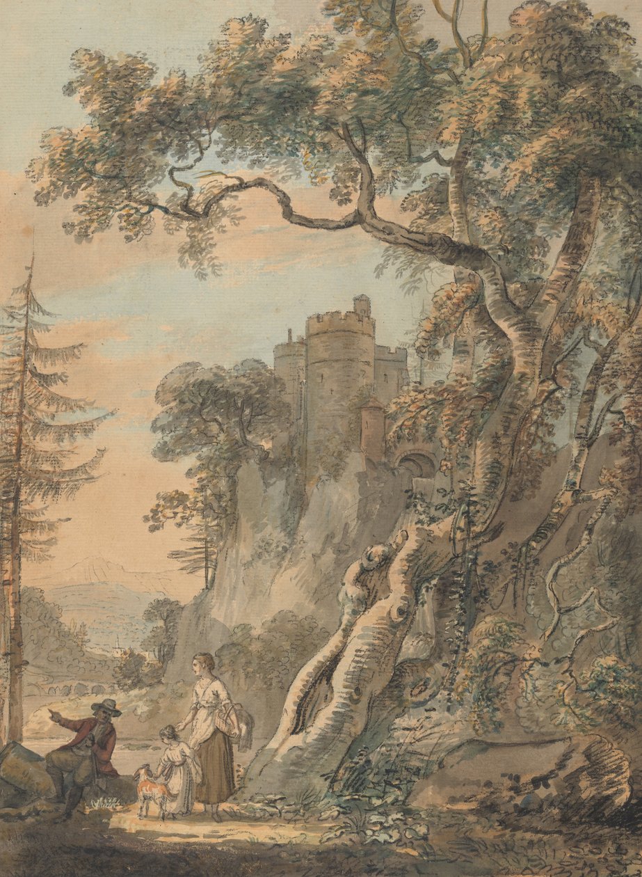 Paysage romantique - Paul Sandby