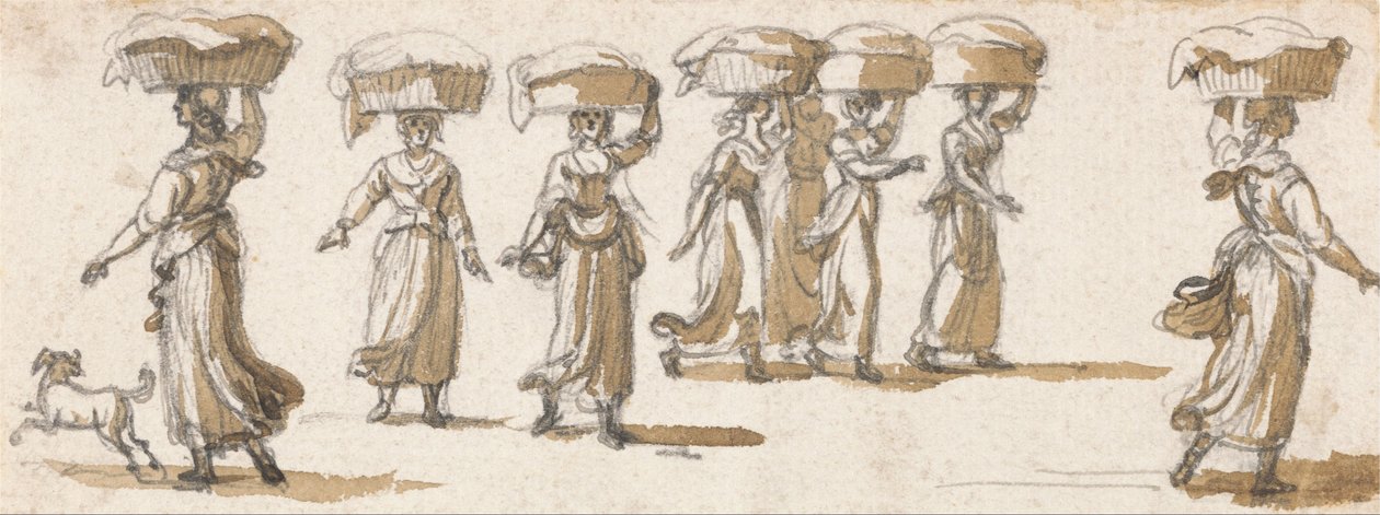Lavandières - Paul Sandby
