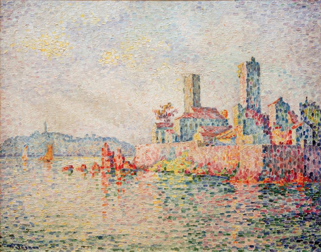 Antibes, les tours - Paul Signac