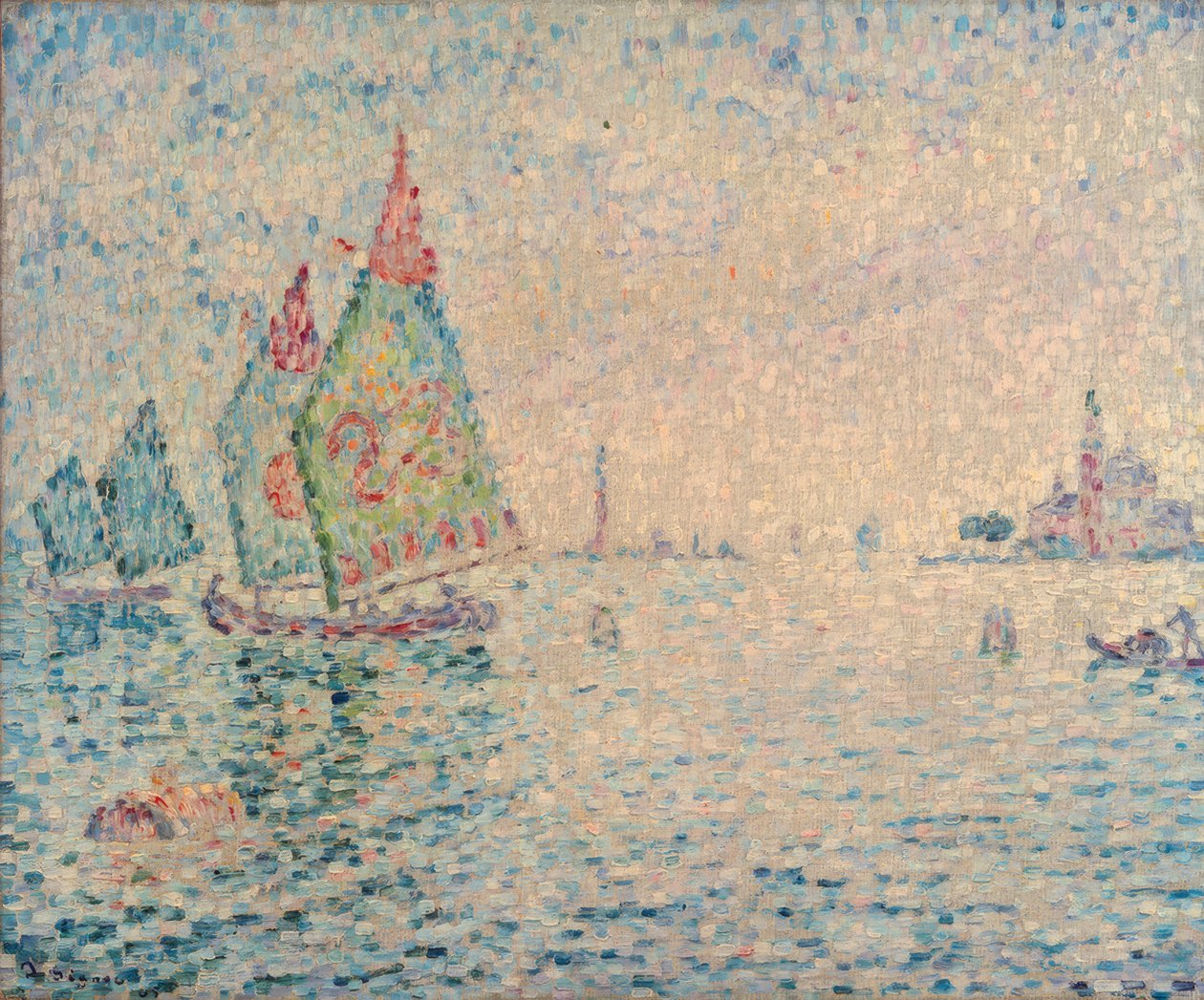 Les îles de la lagune (Venise) - Paul Signac