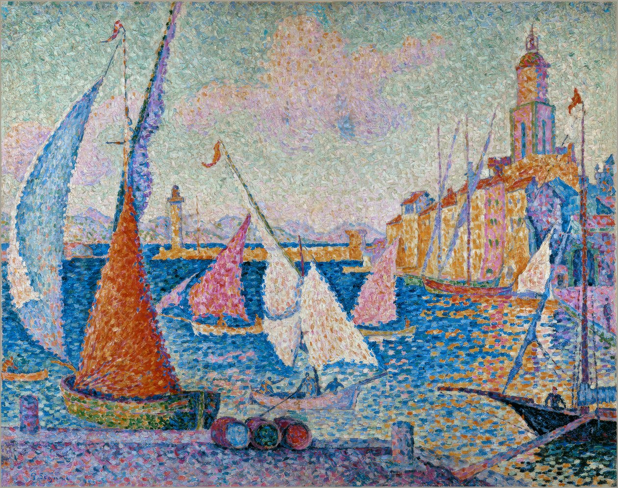 Saint-Tropez, le quai - Paul Signac