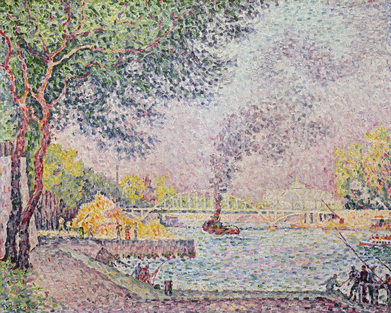 La passerelle Debilly, vers 1926 - Paul Signac