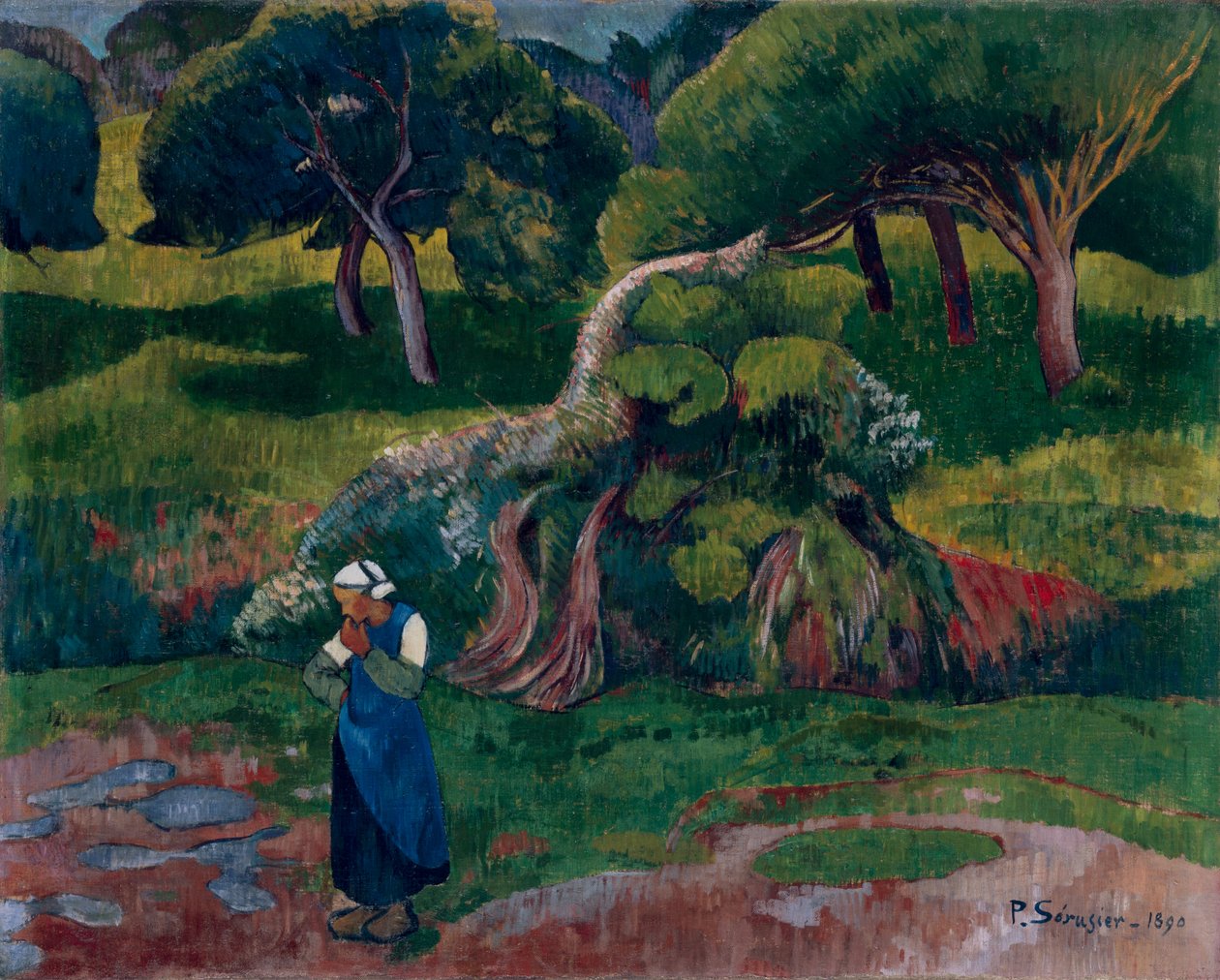 Paysage à Le Pouldu - Paul Sérusier