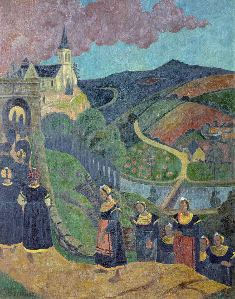 Le Pardon de Notre-Dame-des-Portes à Châteauneuf-du-Faou, vers 1894 - Paul Sérusier