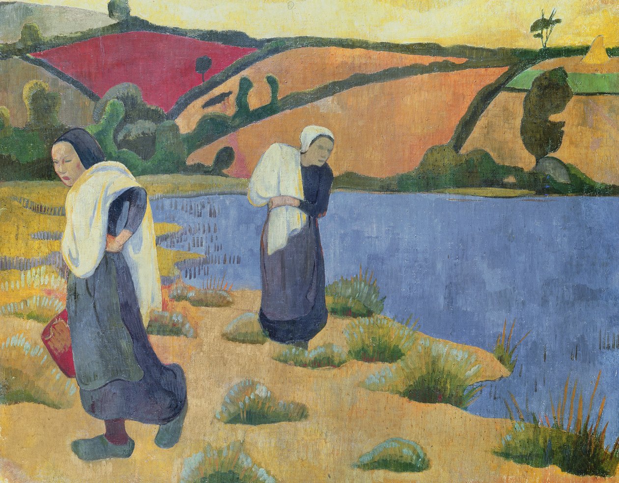 Lavandières à la rivière Laita, près de Pouldu, 1892 - Paul Sérusier