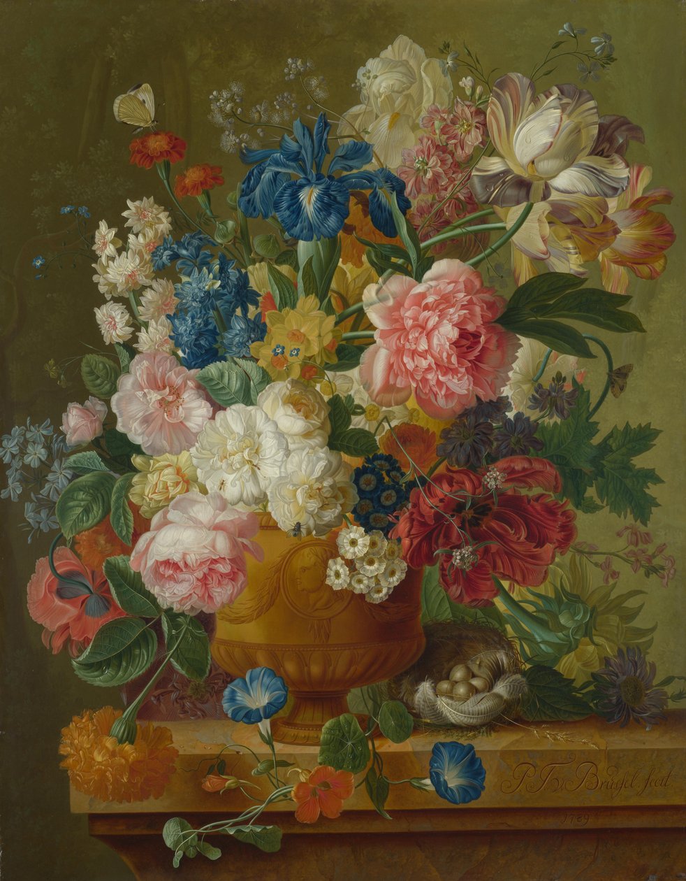 Fleurs dans un vase, 1789 - Paul Theodor van Brussel