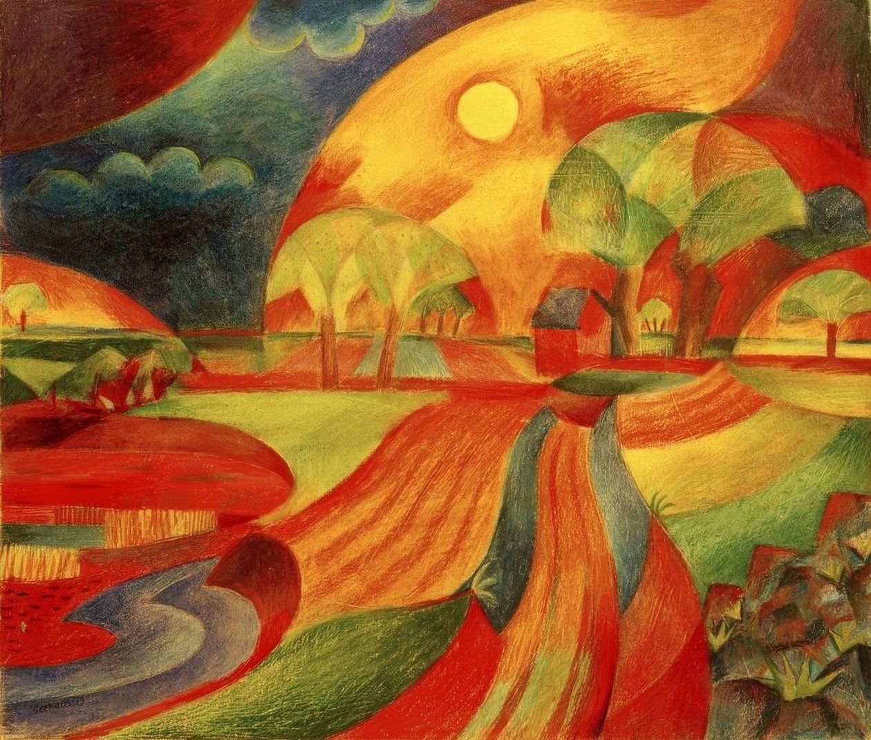 Plaine (près de Hambourg) - Paul Adolf Seehaus