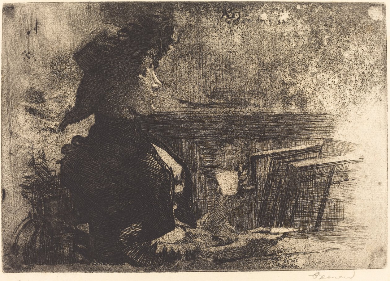 La tasse de thé, 1883 - Paul Albert Besnard