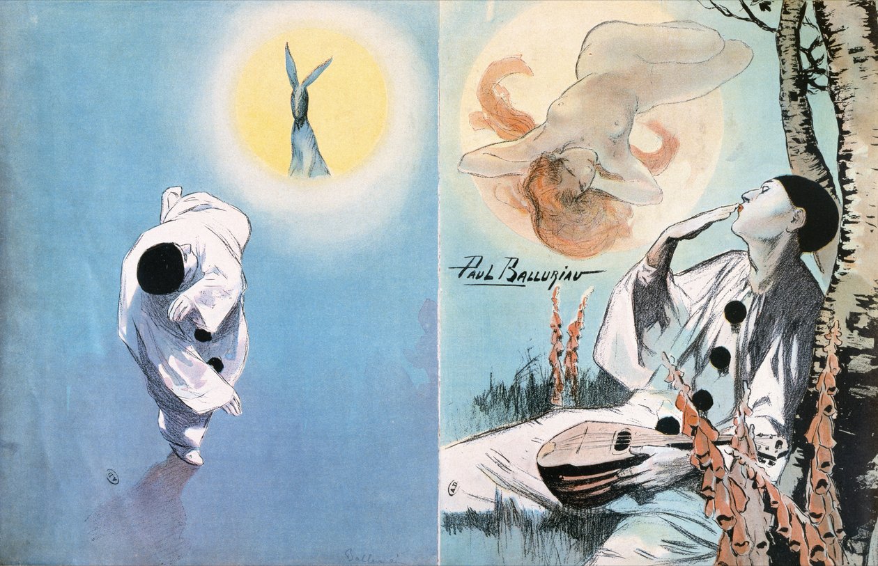 Pierrot, vers 1900 - Paul Balluriau