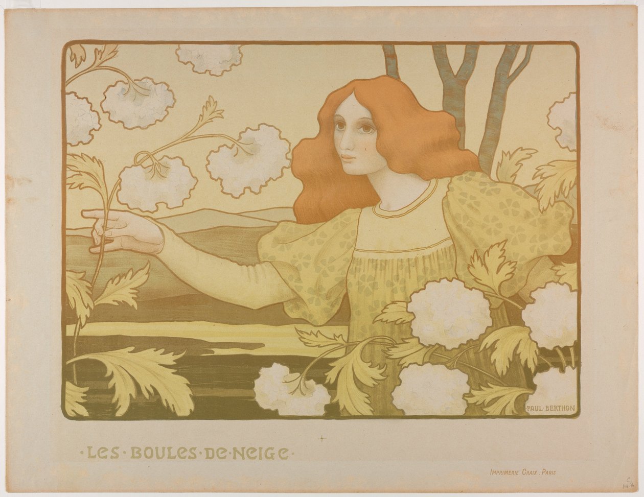 Boules de neige, vers 1900 - Paul Berthon