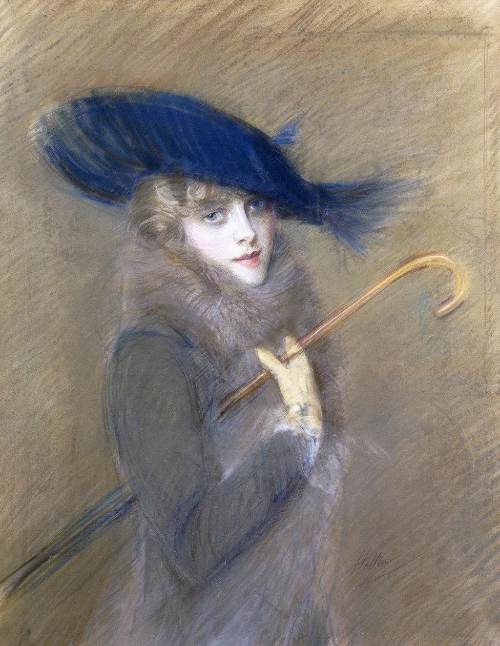 Portrait de Peggy Letellier - Paul Cesar Helleu