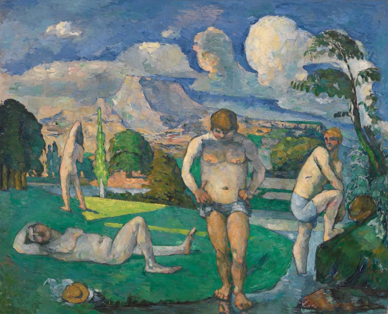 Baigneurs au repos - Paul Cézanne