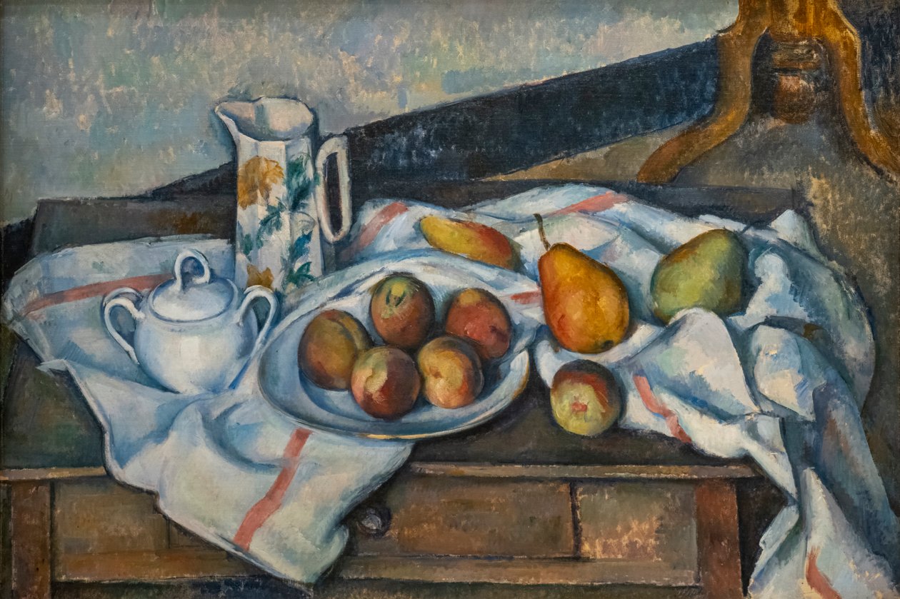 Pêches et poires - Paul Cézanne