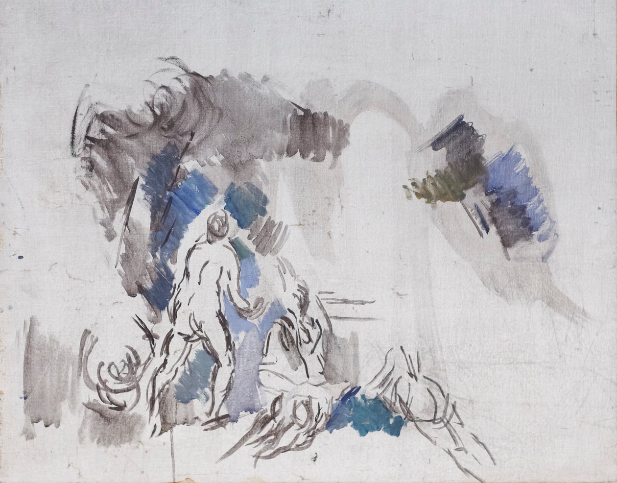 Esquisse de baigneurs - Paul Cézanne