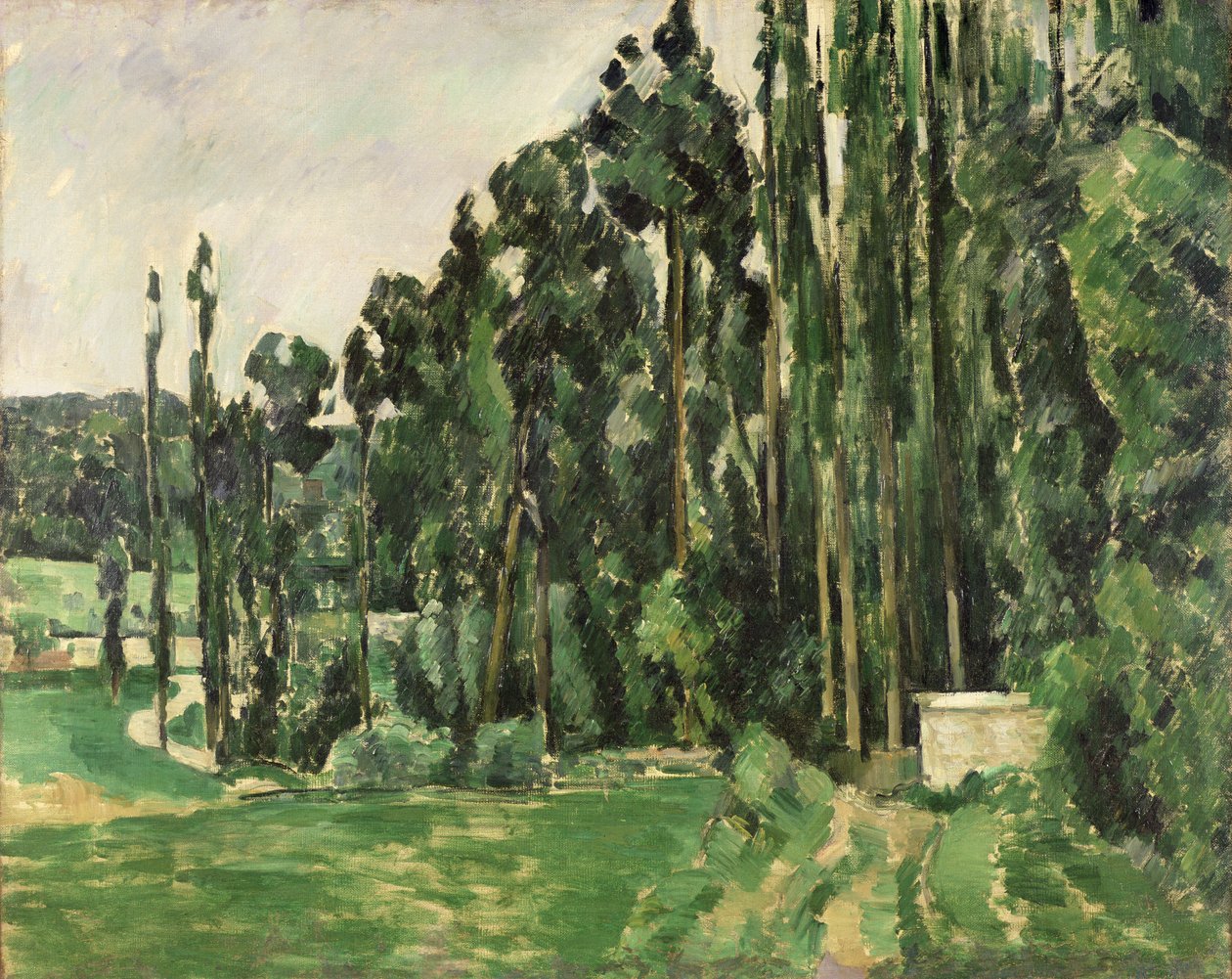 Les peupliers, vers 1879-82 - Paul Cézanne