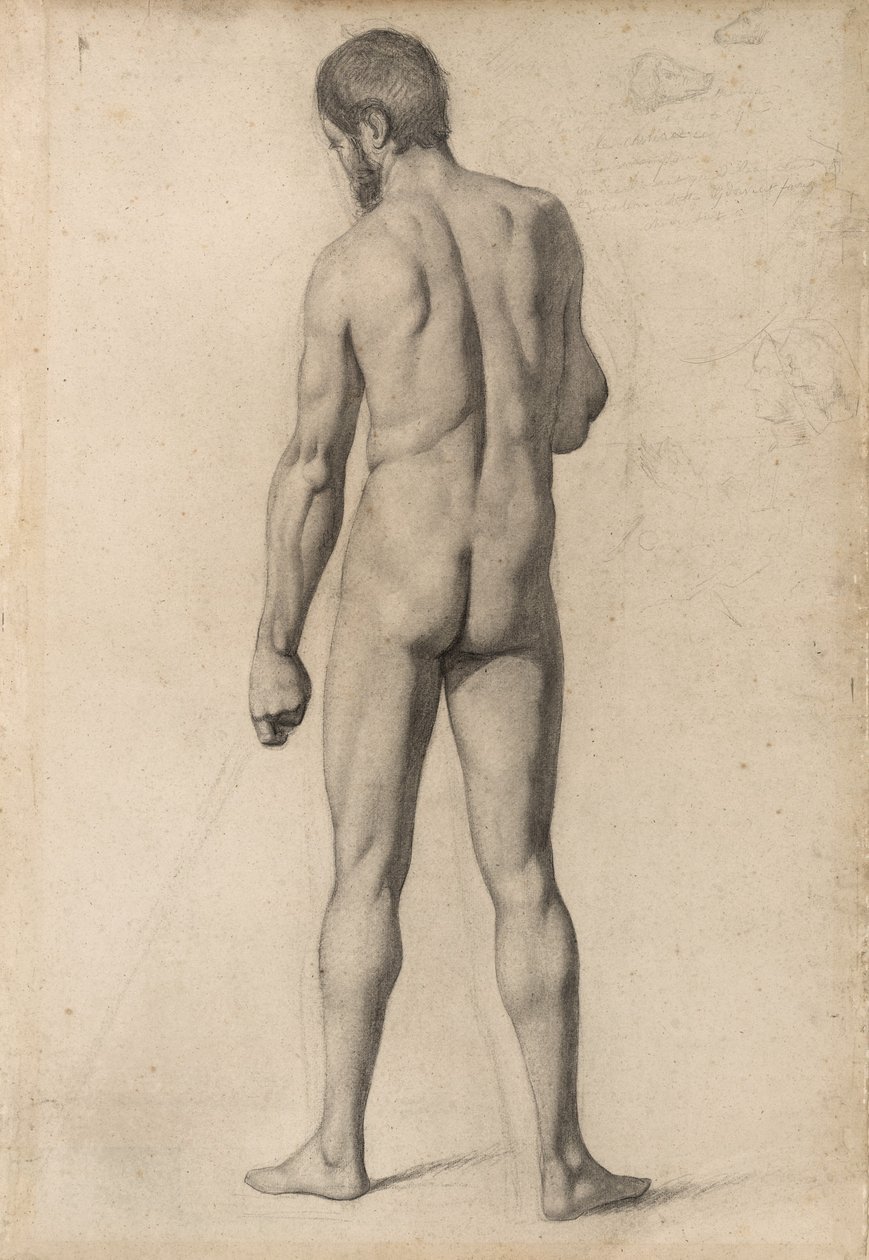 Nu académique, vu de dos - Paul Cézanne