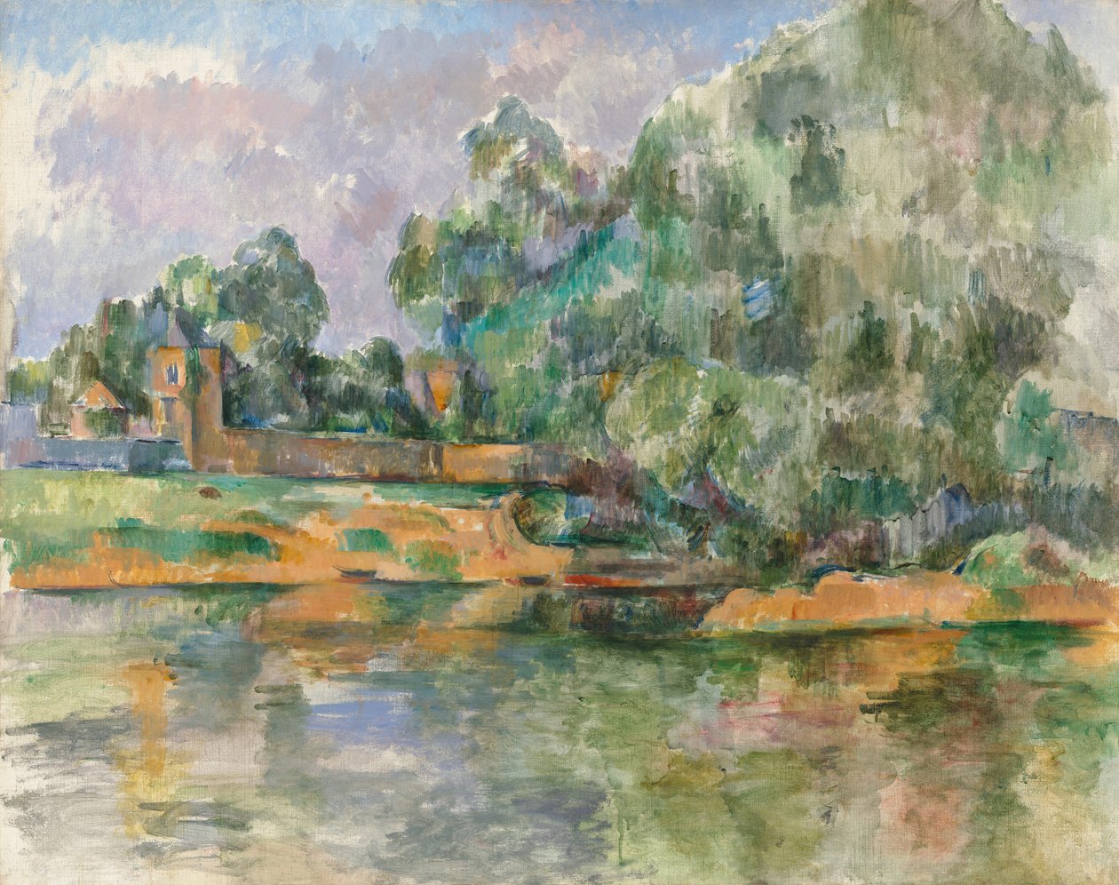Rives de la Seine à Médan - Paul Cézanne