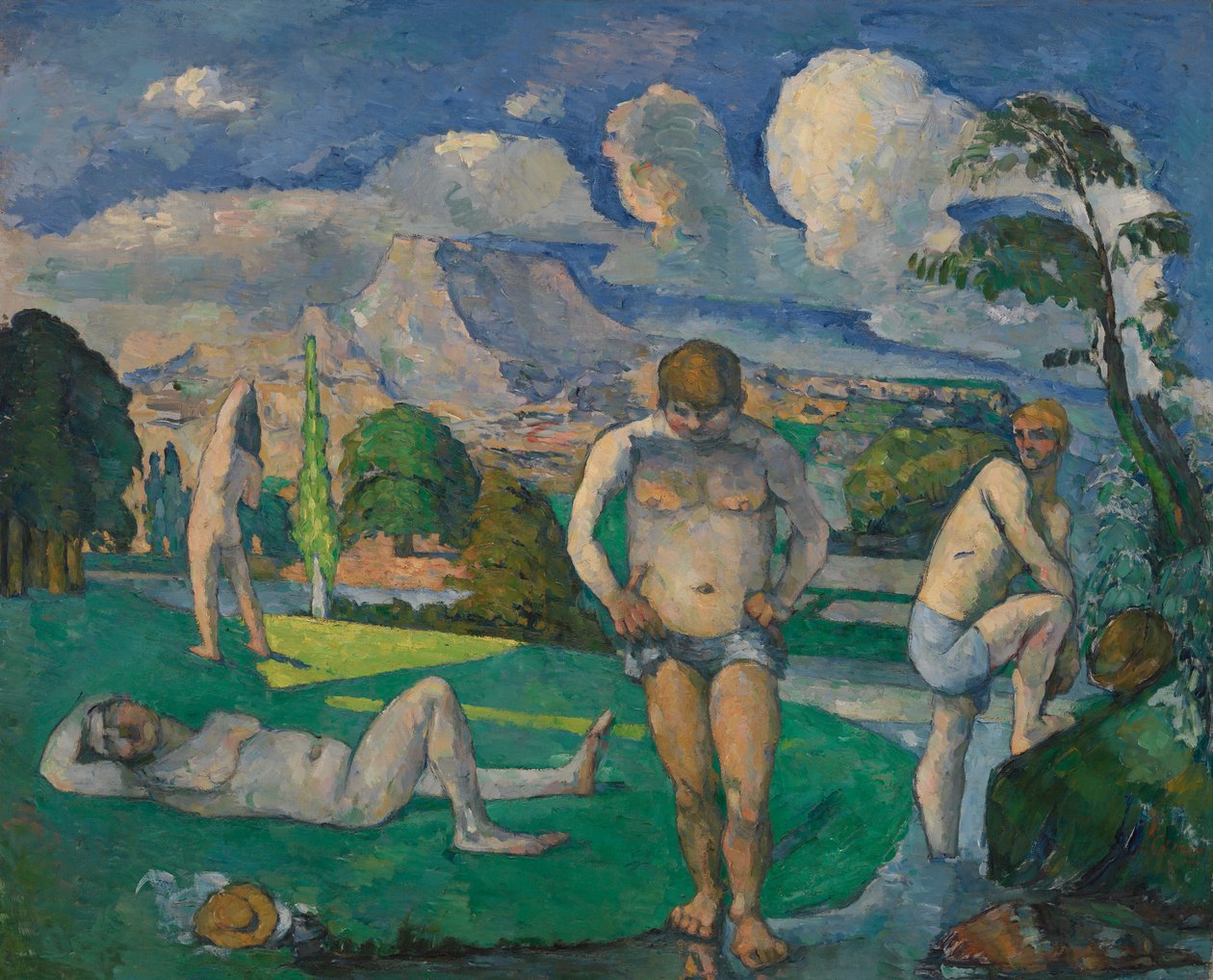 Baigneurs au repos - Paul Cézanne