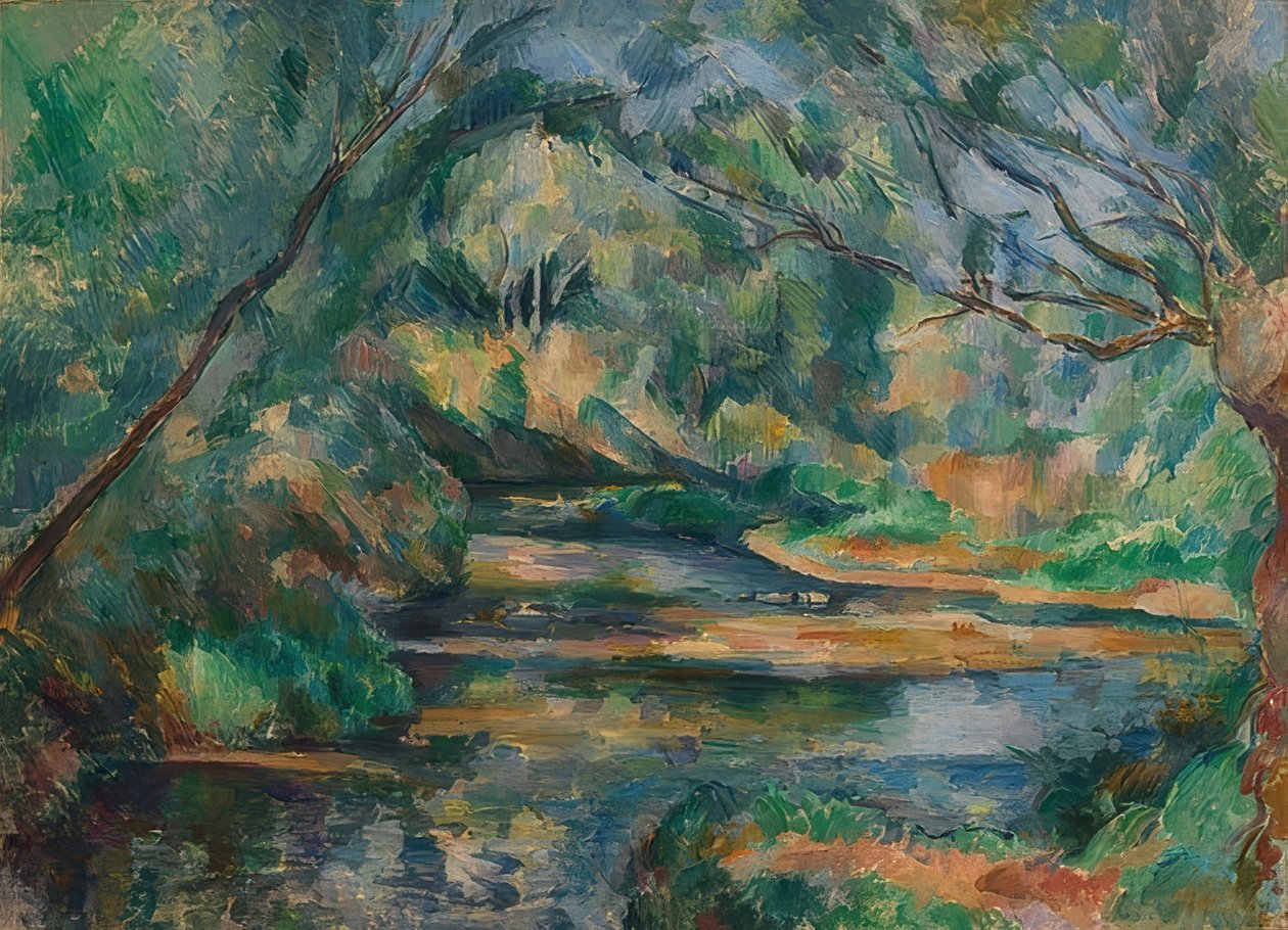 Le Ruisseau. Vers 1895-1900 - Paul Cézanne