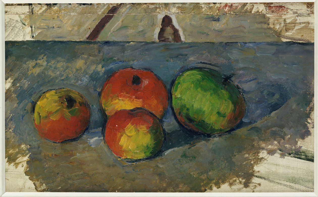 Quatre pommes, vers 1879-82 - Paul Cézanne