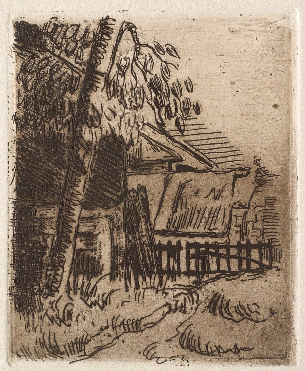 Paysage à Auvers, 1873 - Paul Cézanne