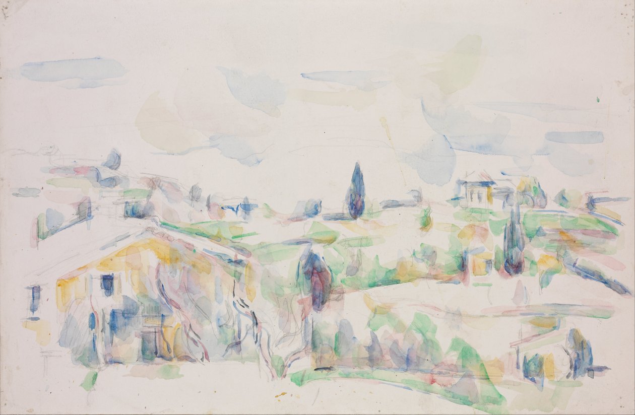 Paysage en Provence - Paul Cézanne