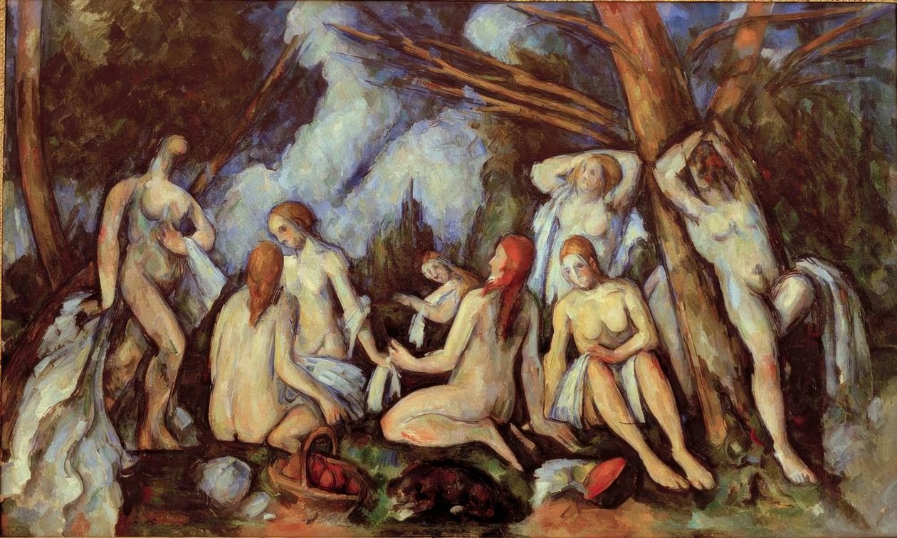 Les grandes baigneuses - Paul Cézanne