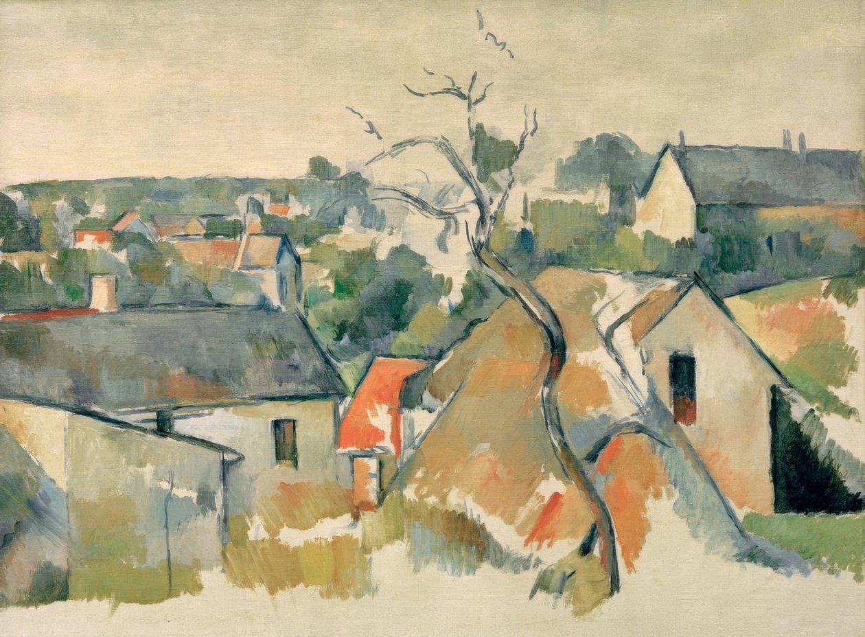 Les toits - Paul Cézanne