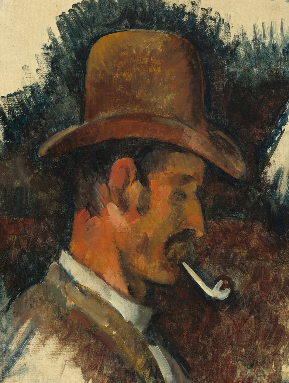 Homme avec une pipe - Paul Cézanne