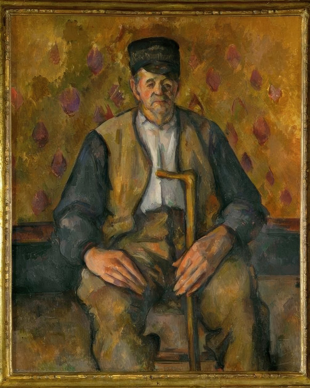 Paysans assis - Paul Cézanne