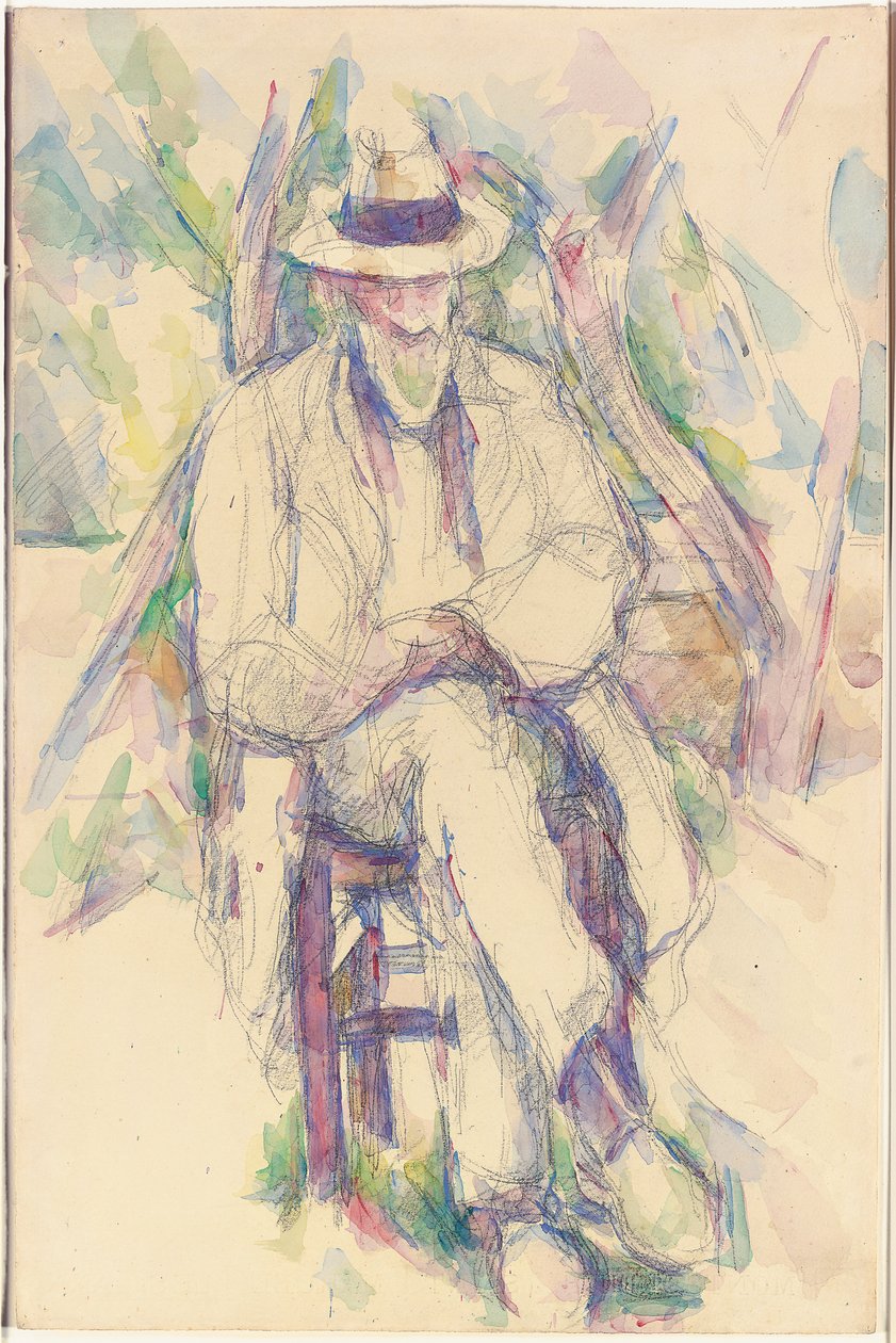 Portrait de Vallier, 1904-06 - Paul Cézanne