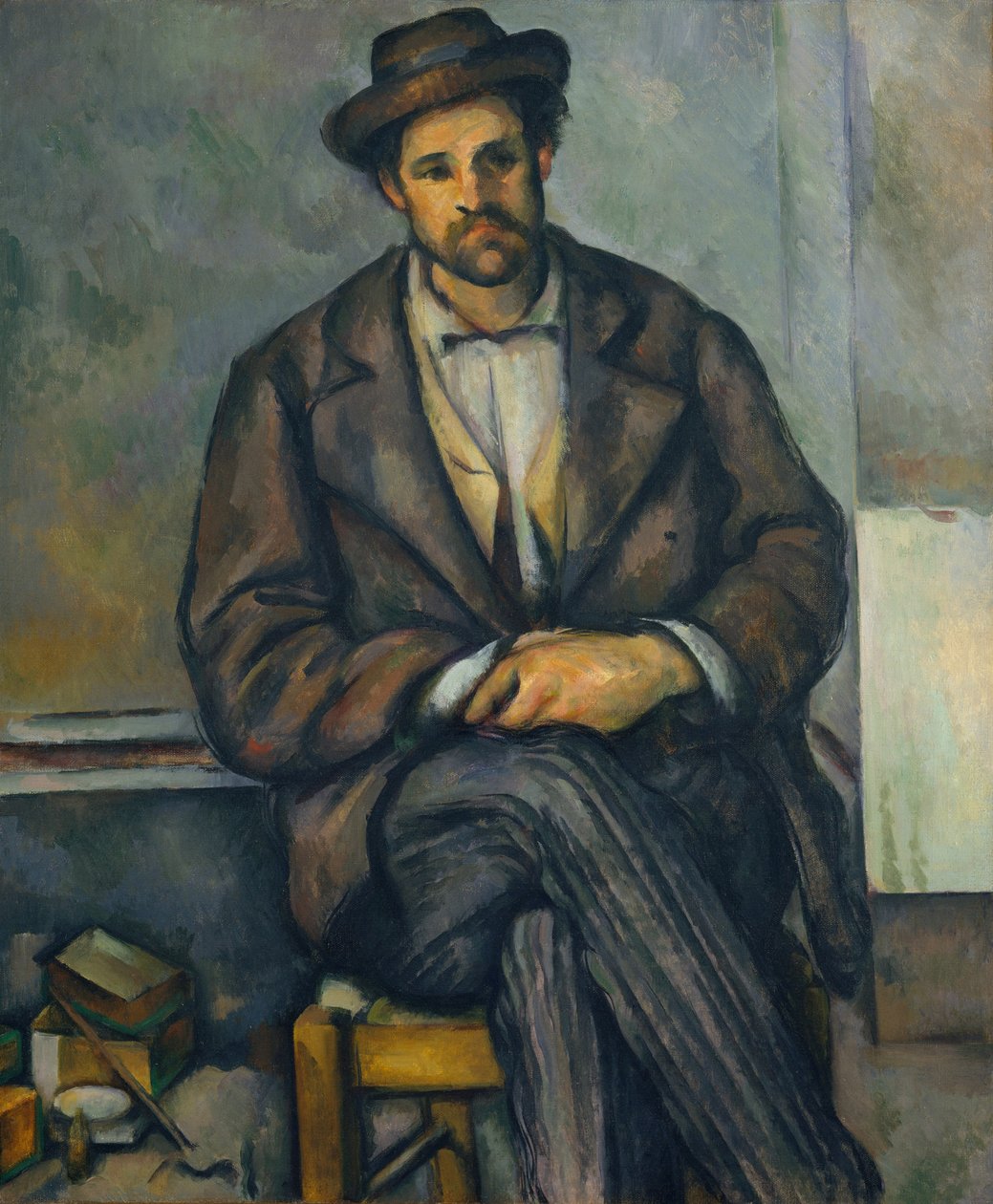 Paysanne assise, vers 1892-96 - Paul Cézanne