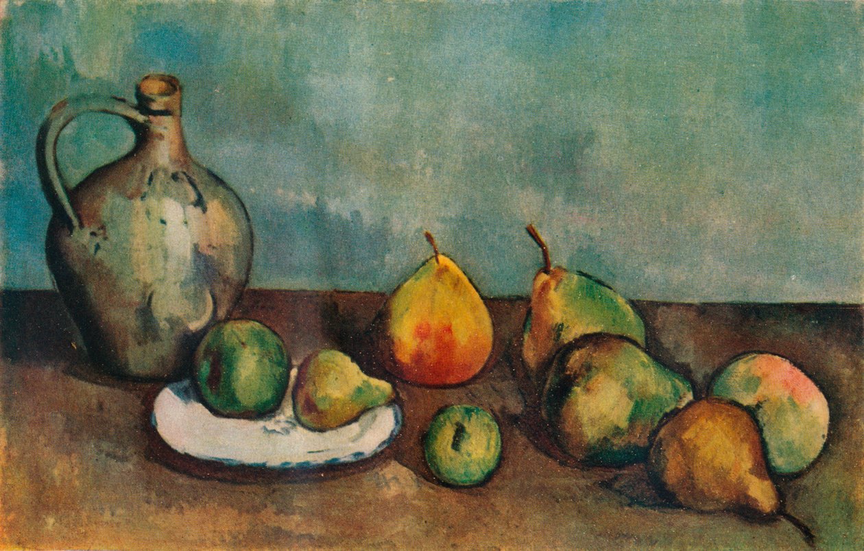 Nature morte, pichet et fruits, 1894 - Paul Cézanne