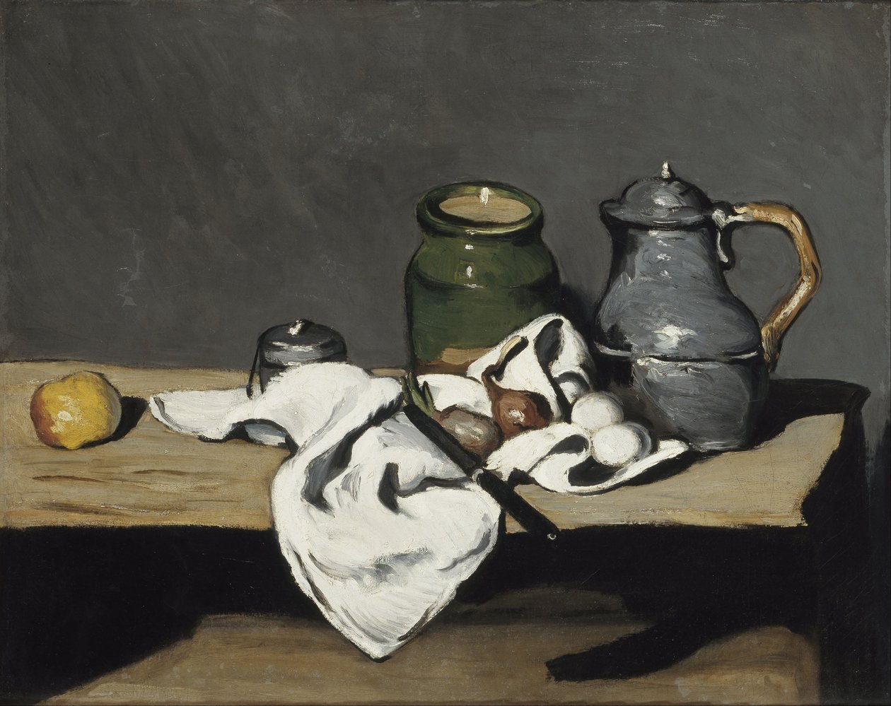 Nature morte avec bouilloire - Paul Cézanne