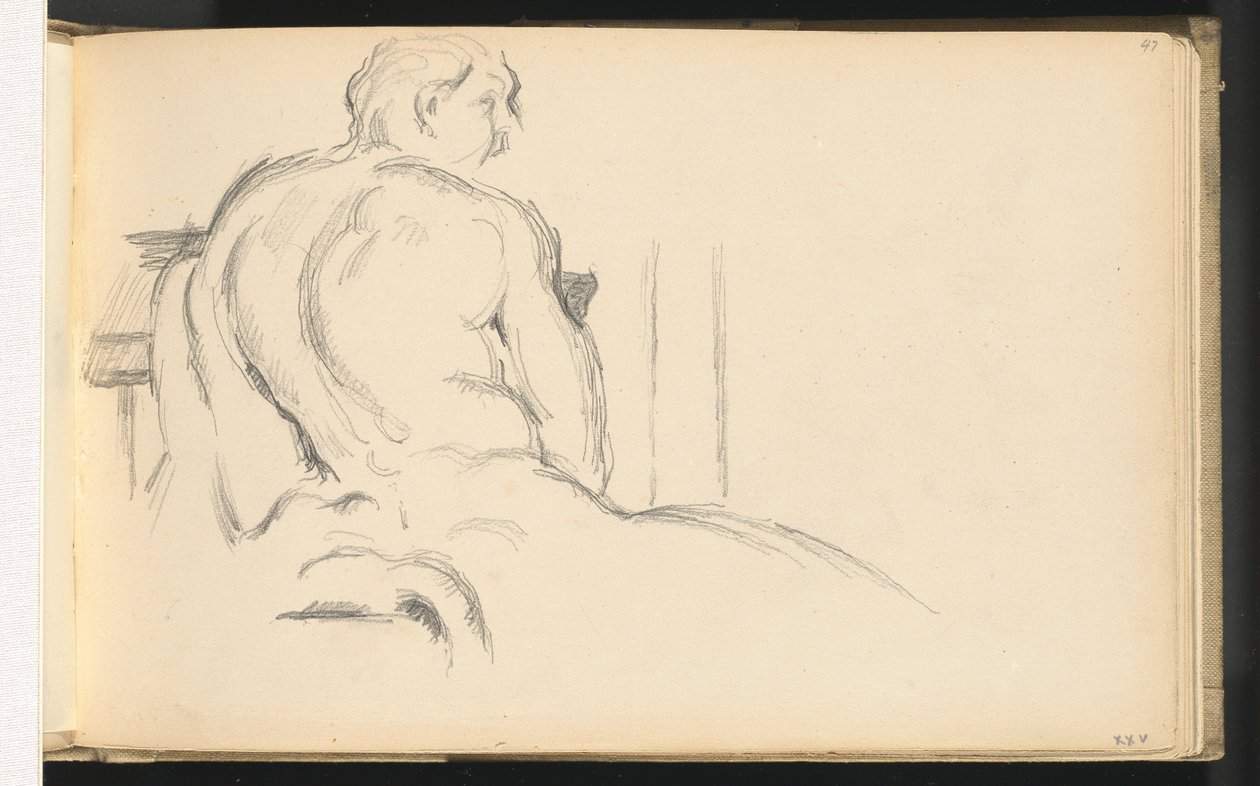 Étude du "Hercule au repos" de Puget - Paul Cézanne