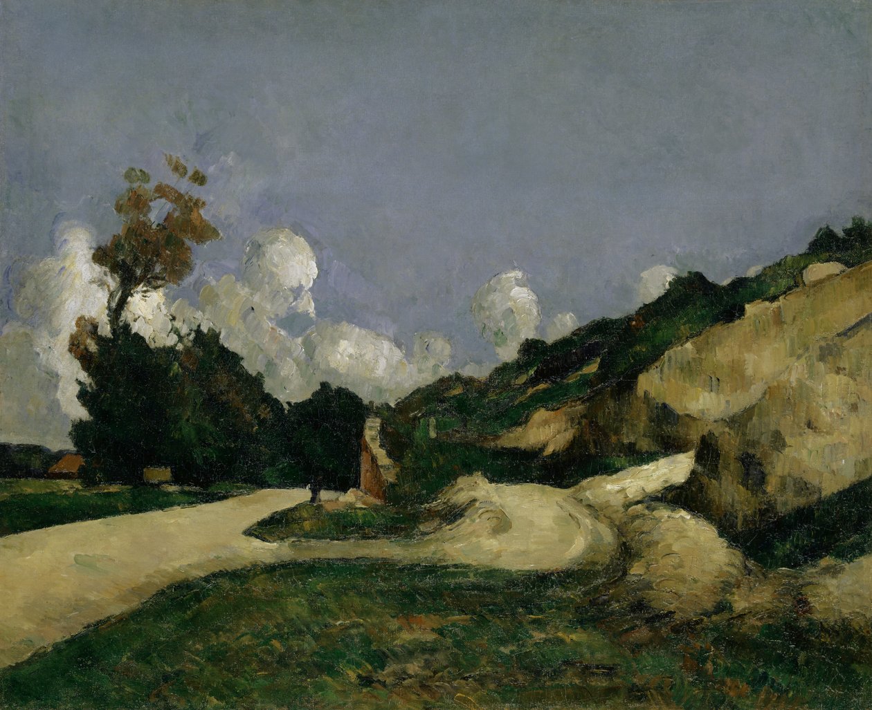 La route de campagne, c.1871 - Paul Cézanne