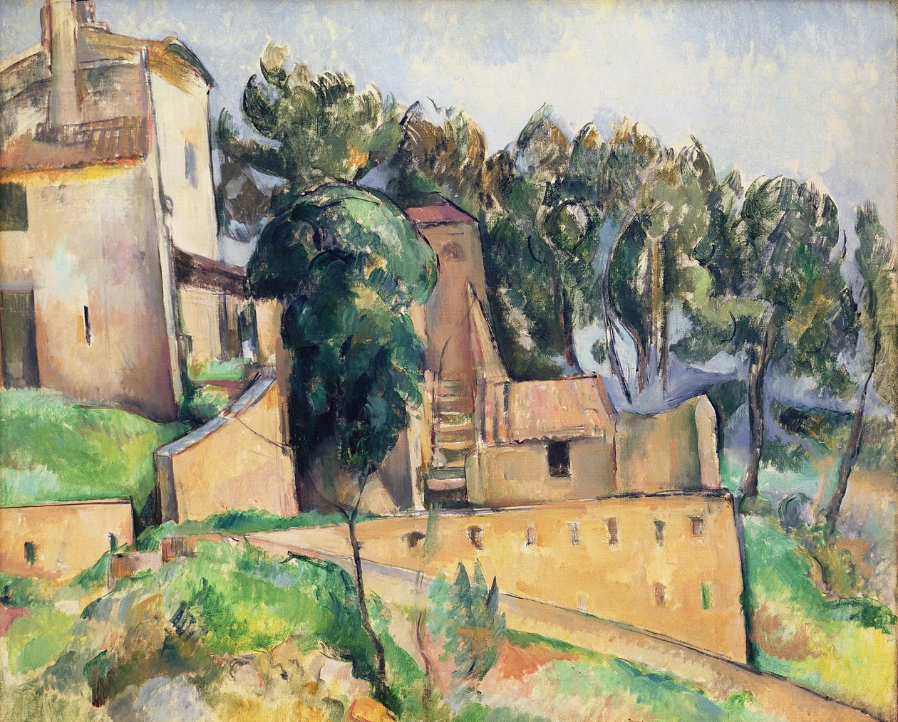 La maison à Bellevue, 1890-92 - Paul Cézanne