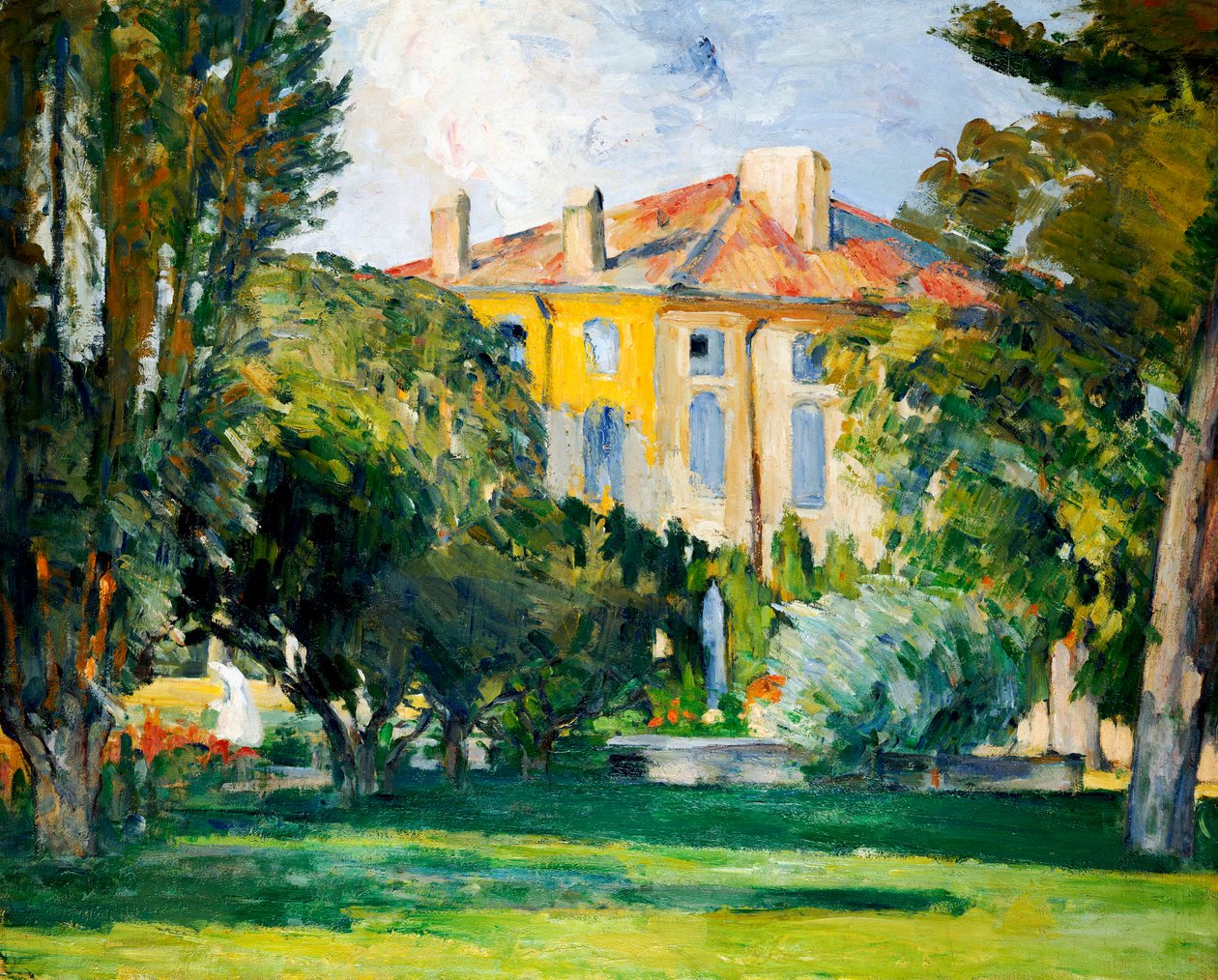 La maison à Jas de Bouffan, 1882-85 - Paul Cézanne