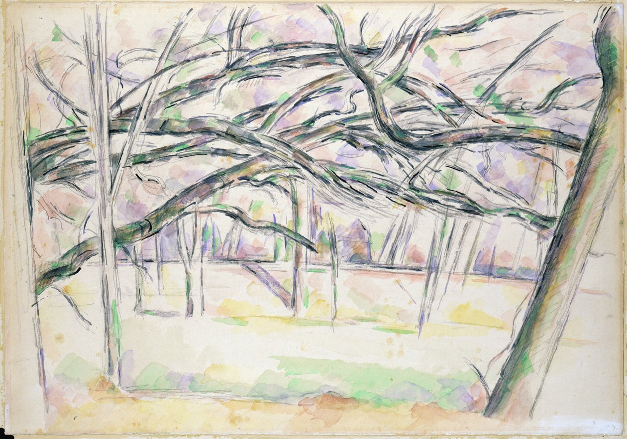 Le verger, c.1895 - Paul Cézanne