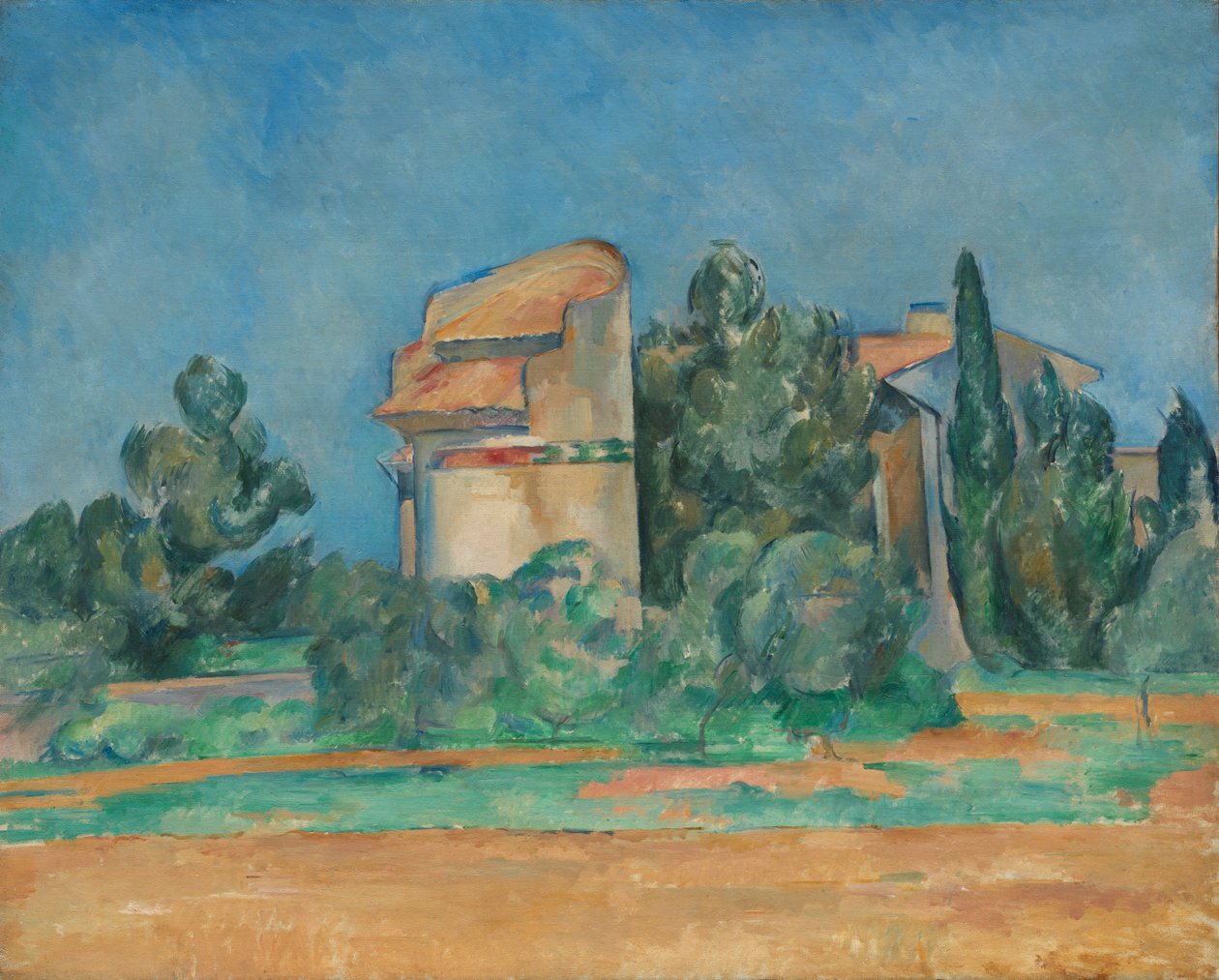 La tour des pigeons à Bellevue - Paul Cézanne
